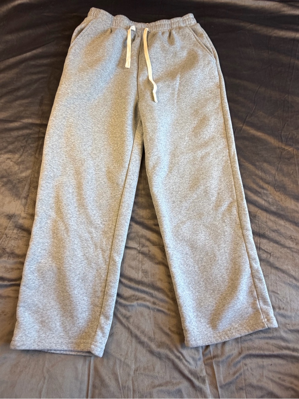 Classic Women's Gray Lounge Joggers with Drawstring Waist xl